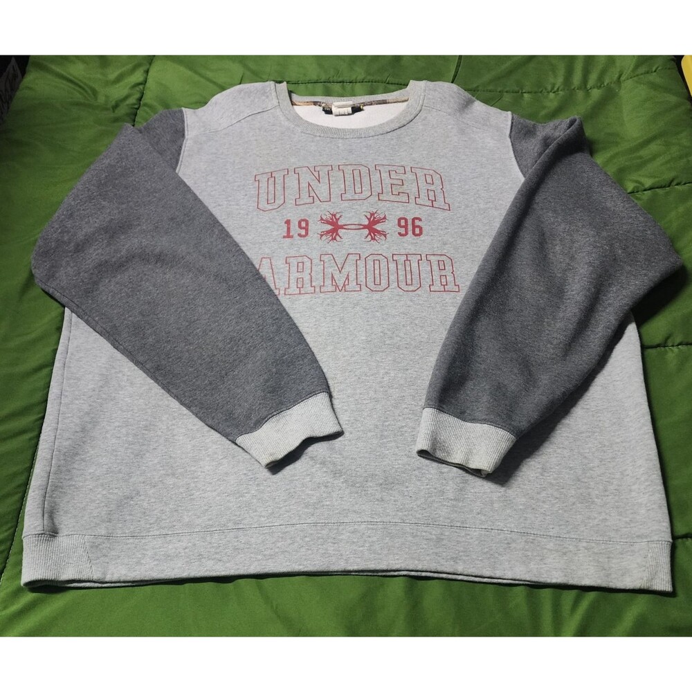 Under Armour  Long Sleeve Pullover Crew Neck Men's Hunting Fleece Sweater Sz XXL